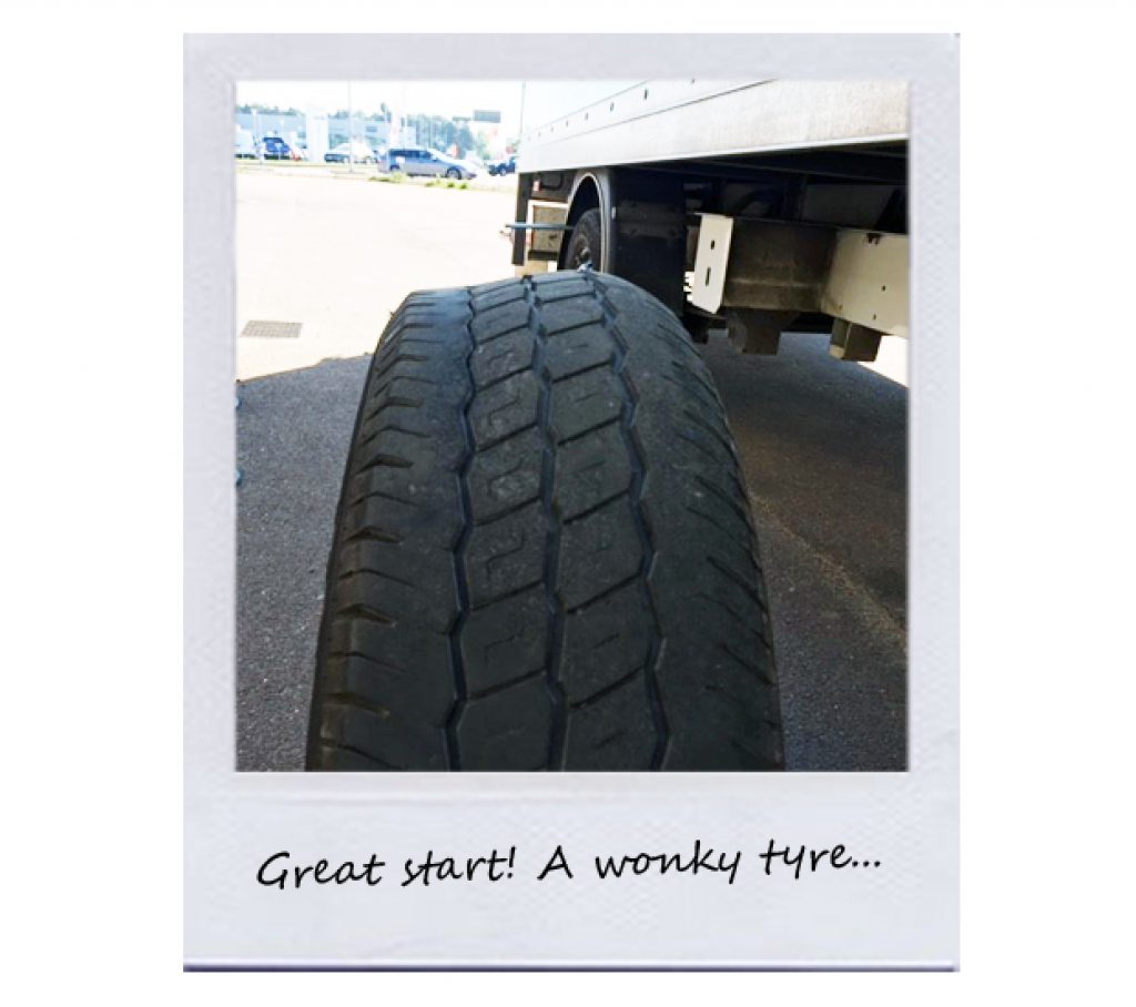 Wonky tyre